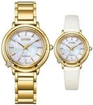 Citizen Damenuhr Edelstahl, Perlmutt Wei&szlig;, 31.2 mm, EM1092-64D | Analog Quartz,