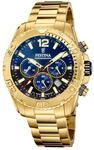 Festina Herrenuhr Analog aus Edelstahl 316l Goldfarben F20684/2 | Quarzwerk,