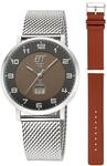 ETT Eco Tech Time Funk Solar Herren Uhr Analog mit digitalem Datum mit