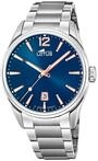 Lotus Herren Analog Uhr Edelstahl 316L Silber - Quarz - Kalender - Mineralglas - 10