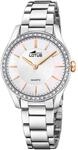 Lotus Damenuhr Analog aus Edelstahl 316l Silberfarben | Quarzwerk,