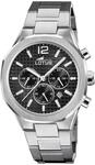 Lotus Herren Analog Uhr Edelstahl 316L Silber - Quarz - Chronograph - Kalender -