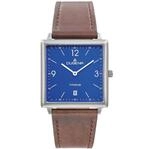 Dugena Herren-Armbanduhr Mannheim, Quarz, Lederarmband, Mineralglas,...