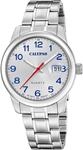 Calypso Herrenuhr Analog aus Edelstahl 316l Silberfarben | Quarzwerk, Kalender,