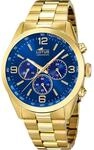 Lotus Herren Analog Uhr Edelstahl 316L Silber - Quarz - Chronograph - Mineralglas - 5