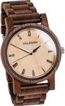 Holzkern Herren Armbanduhr Analog Quarz Holz 0004