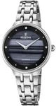 Festina Damenuhr Analog aus Edelstahl 316l Silberfarben | Quarzwerk,
