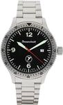 Messerschmitt Herren-Fliegeruhr Stahl/Schwarz ME-98152MB