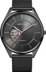 BERING Herren Uhr analog Automatik mit Edelstahl-Armband 16743-377