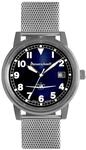 Messerschmitt Unisex Fliegeruhr mit Meshband ME-9673-108M