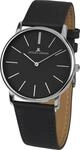 JACQUES LEMANS Herren Analog Quarz Uhr mit Leder Armband 1-2004A