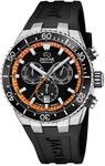JAGUAR Swiss Made Herrenuhr Chronograph aus Kautschuk Schwarz | Quarzuhr,...