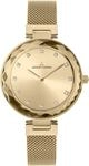 JACQUES LEMANS Damenuhr Milano massiv Edelstahl Swarovskisteine 1-2139C