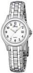 Lotus Damenuhr Analog aus Edelstahl 316l Silberfarben | Quarzwerk,