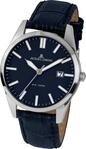 JACQUES LEMANS Herrenuhr Lederarmband massiv Edelstahl 1-2002F