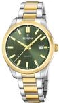 Festina Herrenuhr Analog aus Edelstahl 316l Mehrfarbig | Quarzwerk, Kalender,