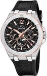 JAGUAR Swiss Made Herrenuhr Fase Lunar aus Edelstahl 316L Schwarz | Analog,...