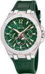JAGUAR Swiss Made Herrenuhr Fase Lunar aus Edelstahl 316L Gr&uuml;n | Analog,...