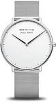 Bering Herren Quarz Uhr | Armbanduhr 38 mm Edelstahlgeh&auml;use und Zifferblatt 