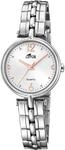 Lotus Damenuhr Analog aus Edelstahl 316l Silberfarben | Quarzwerk,
