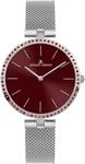 JACQUES LEMANS Damenarmbanduhr Dunkelrot 1-2024W