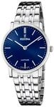 Festina Swiss Made Damenuhr Analog aus Edelstahl 316l Silberfarben | Quarzwerk,