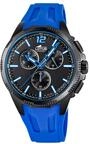 Lotus Herrenuhr Analog aus Kautschuk Blau | Quarzwerk, Chronograph,