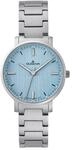 DUGENA Damen-Armbanduhr, 4461040, Stockholm, Quarz, blaues Zifferblatt,