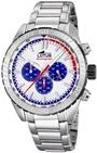 Lotus Herrenuhr Analog aus Edelstahl 316l Silberfarben | Quarzwerk, Chronograph,