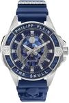 Philipp Plein The $Kull Herren Armbanduhr Analog Quarz Kohlefaser