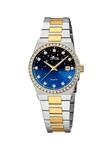 Lotus Damen Uhr Analog aus Edelstahl 316L Multi - Quarzwerk - Mineralglas