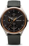 BERING Herren Analog Quarz Titanium Collection Armbanduhr mit Nylon Armband und
