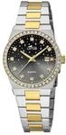 Lotus Damen Uhr Analog aus Edelstahl 316L Multi - Quarzwerk - Mineralglas