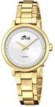 Lotus Damenuhr Analog aus Edelstahl 316l Goldfarben | Quarzwerk, Damenuhren,