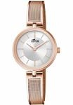 Lotus Damenuhr Analog aus Edelstahl 316l Goldfarben | Quarzwerk,...