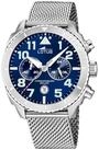 Lotus Herren Analog Uhr Edelstahl 316L Silber - Quarz - Chronograph - Kalender -