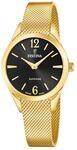 Festina Swiss Made Damenuhr Analog aus Edelstahl 316l Goldfarben | Quarzwerk,