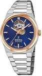 Festina Swiss Made Uhr Automatik Herren aus Edelstahl 316l | Silberfarben, Analoge