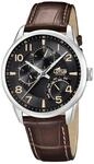 Lotus HerrenArmbanduhr Multi Zifferblatt Quarz Leder 15974/C