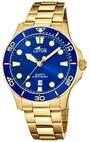 Lotus Damen Uhr Analog aus Edelstahl 316L Gold - Quarzwerk - Mineralglas