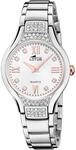 Lotus Damenuhr Analog aus Edelstahl 316l Silberfarben | Quarzwerk,