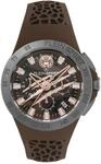 Plein Sport Herren Uhr Analog Quarz Thunderstorm Chrono Silikon