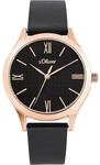 s.Oliver Armbanduhr Damen Quarzuhr Analog, mit Leder/Nylon Armband, Kommt in...