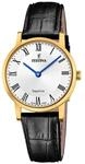 Festina Swiss Made Damenuhr Analog aus Leder Schwarz | Quarzwerk, Widerstandsf&auml;higes