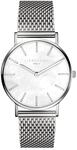 Liebeskind Berlin Damenuhr &ndash; Runde Quarzuhr 34 mm &ndash; Mesharmband &ndash; 5 ATM