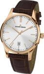 Jacques Lemans Herren-Uhren Analog Quarz One Size Silber 32016856