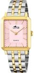 Lotus Damen Uhr Analog Edelstahl 316L Multi - Quarzwerk - Mineralglas hochresistent -