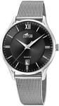 Lotus Herrenuhr Analog aus Edelstahl 316l Silberfarben | Quarzwerk, Kalender,