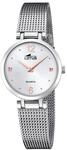 Lotus Damenuhr Analog aus Edelstahl 316l Silberfarben | Quarzwerk,