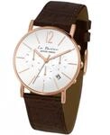 JACQUES LEMANS Damen Analog Quarz Uhr mit Leder Armband LP-123L